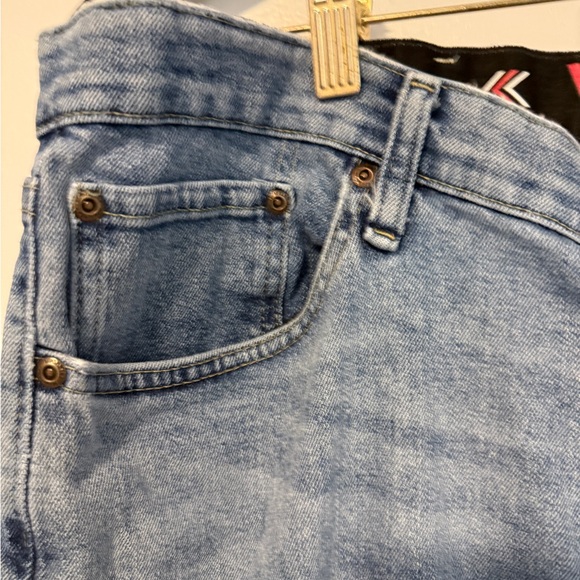 Wrangler Blue Straight Jeans Classic Style - Picture 4 of 6
